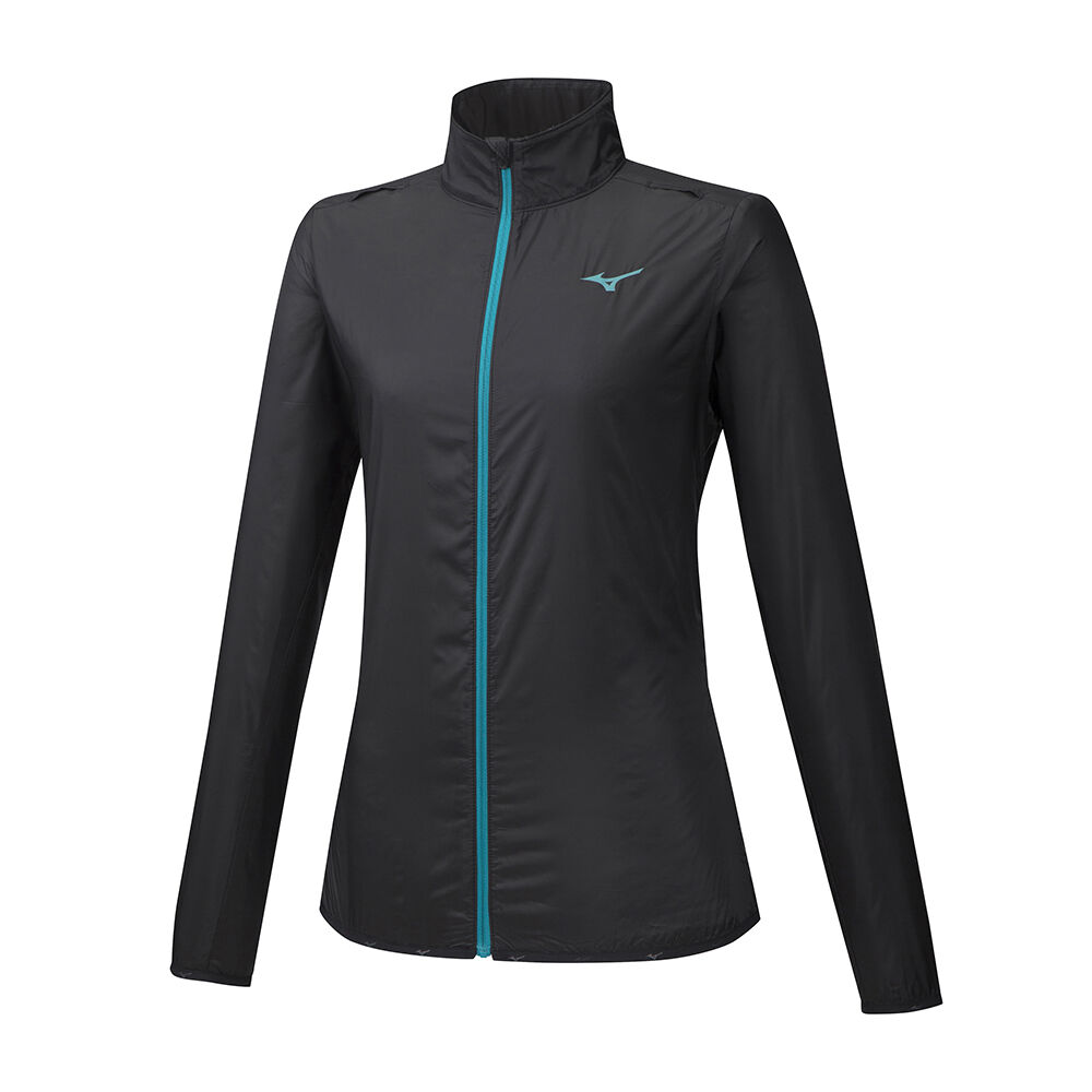 Chaqueta Mizuno Hineri Pouch Mujer Negras España TQON-03468